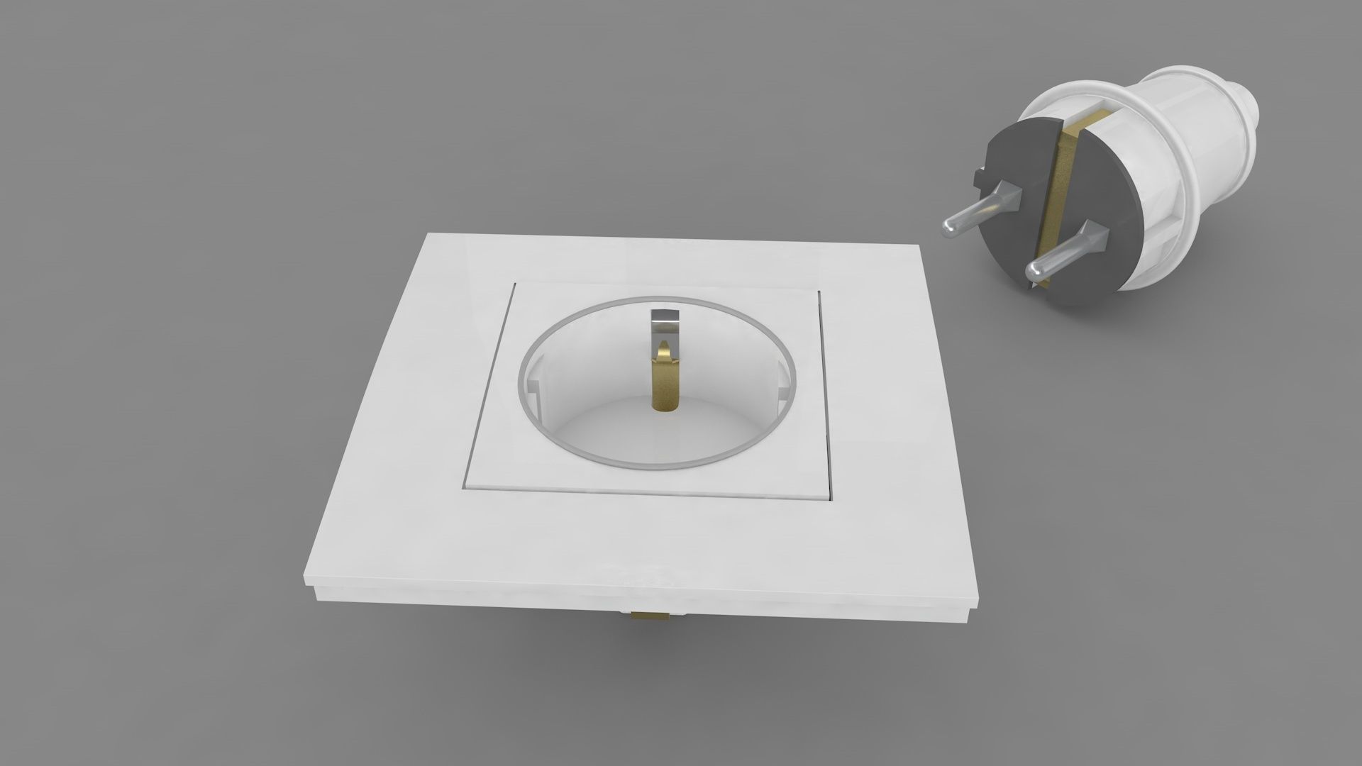 Plug and Socket Detailed 3D model_14