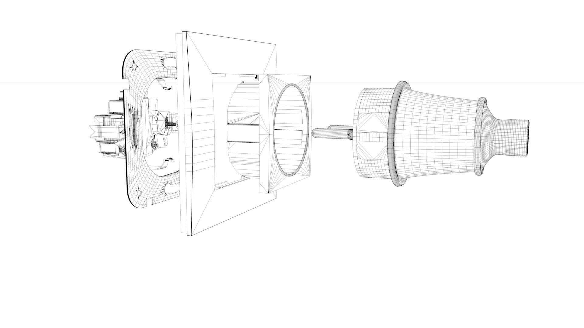 Plug and Socket Detailed 3D model_17