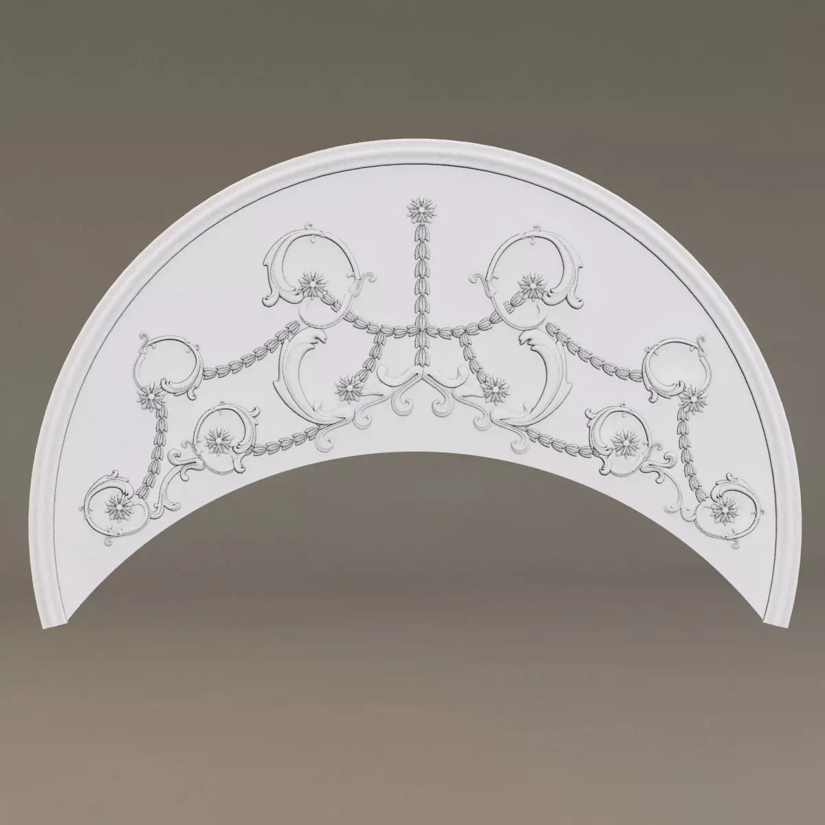 Hyde Park wall hanger 3D model_0