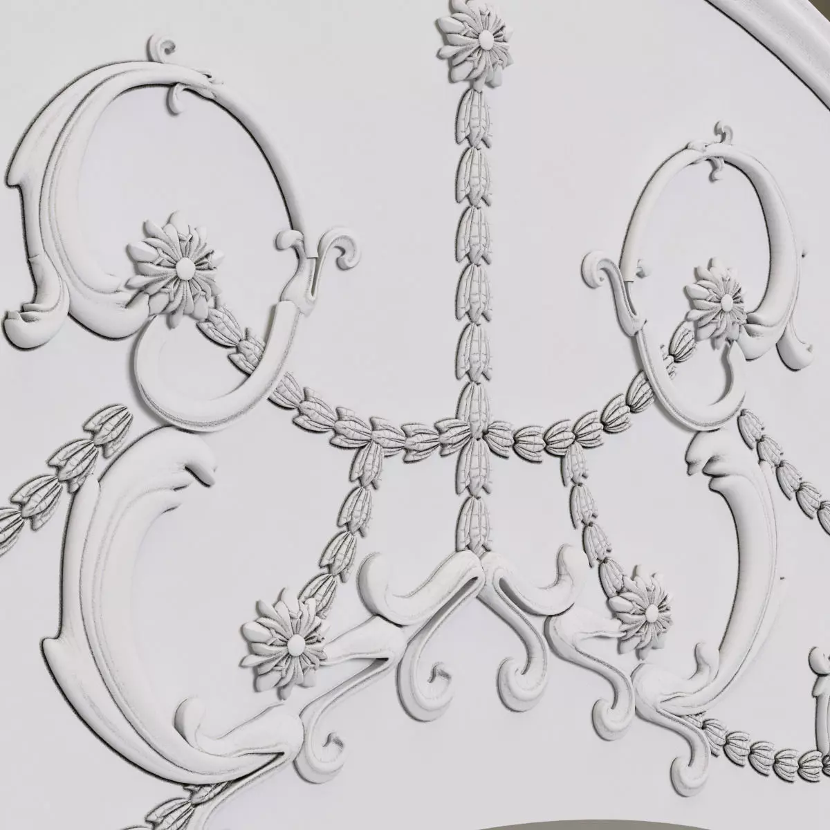 Hyde Park wall hanger 3D model_2