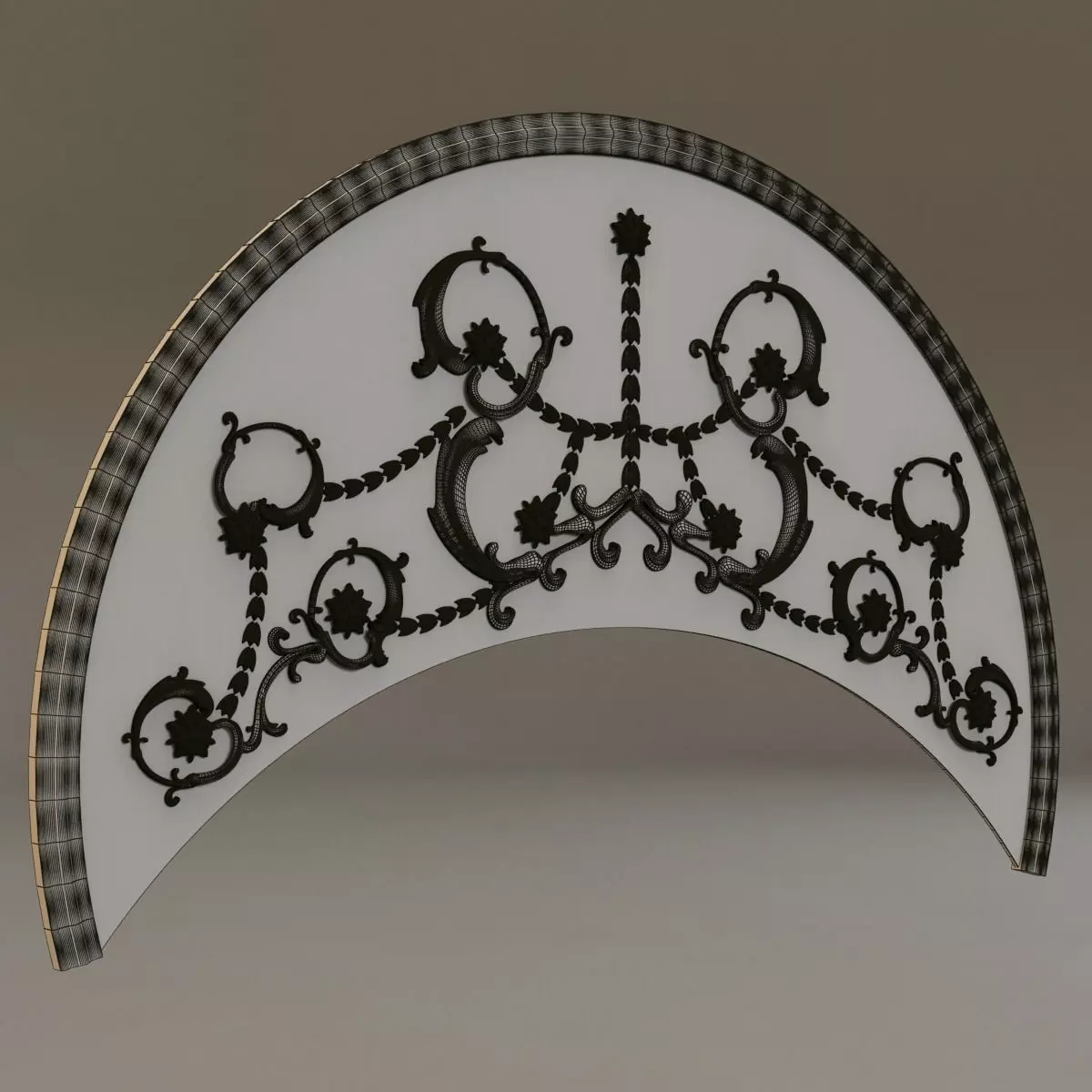 Hyde Park wall hanger 3D model_3