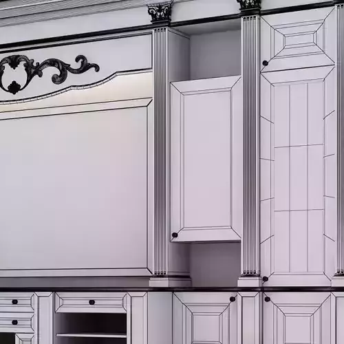 TV entertainment center  3D model