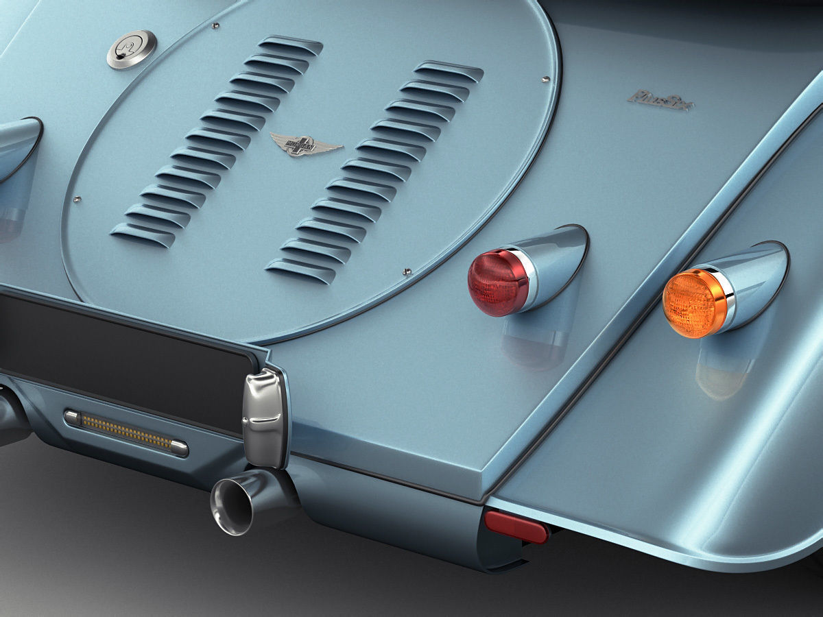 Morgan Plus Six 3D model_7