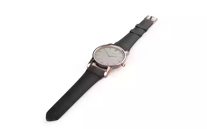 Mens watch with obj and Keyshot rendered scene