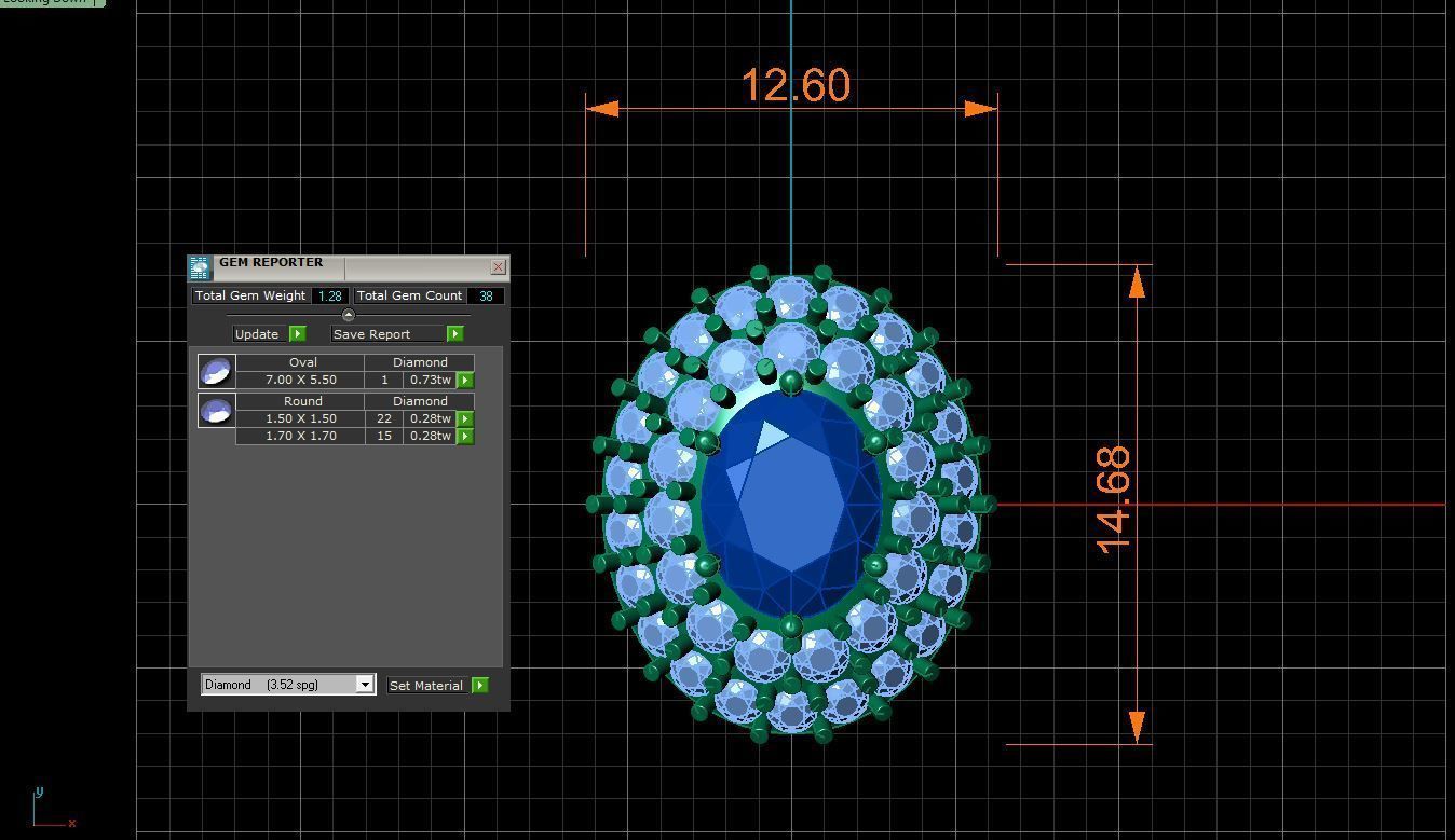 GOOD LOOKING OVAL JEWELLRY PIECE 3D print model_9