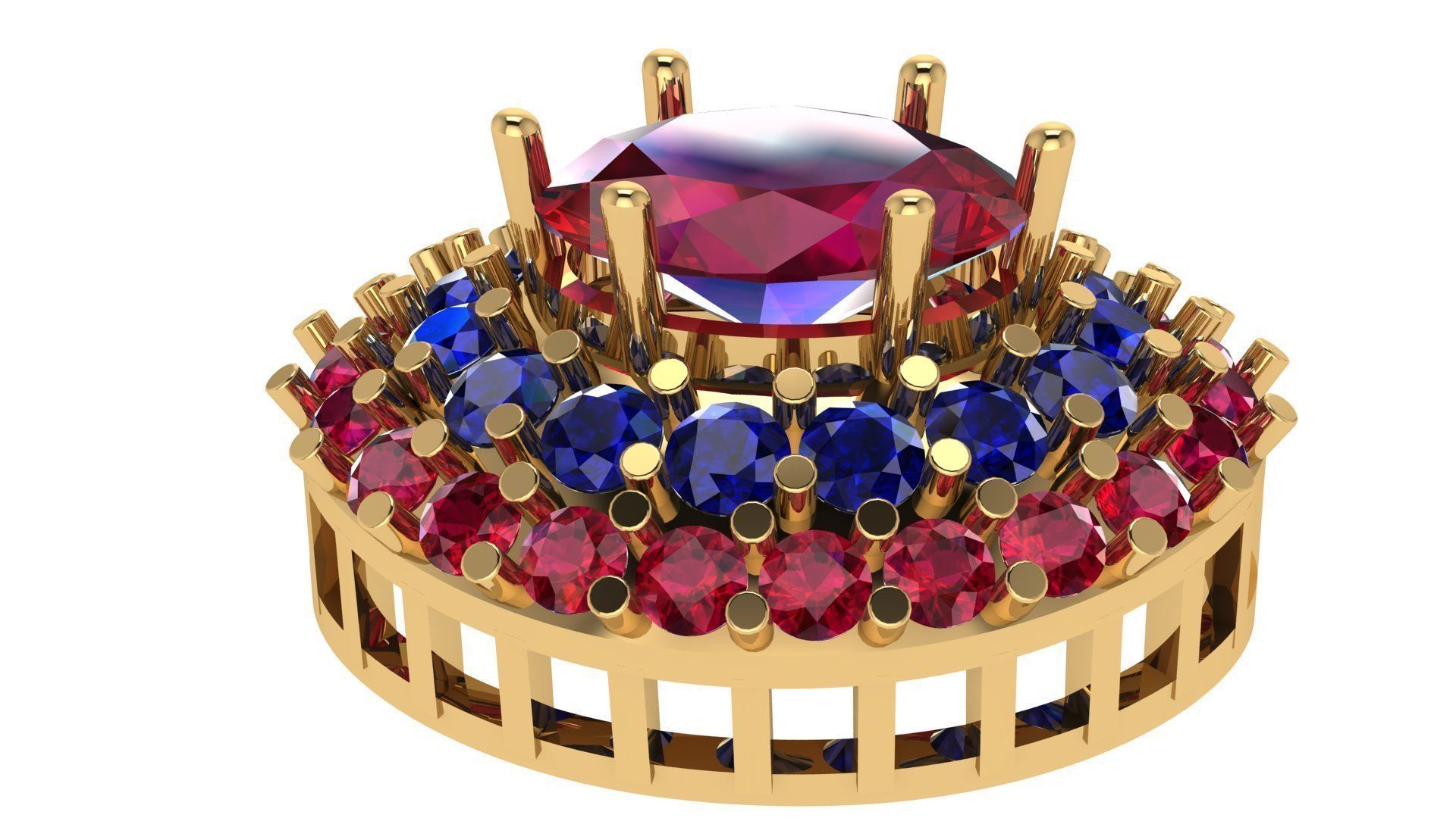 GOOD LOOKING OVAL JEWELLRY PIECE 3D print model_1