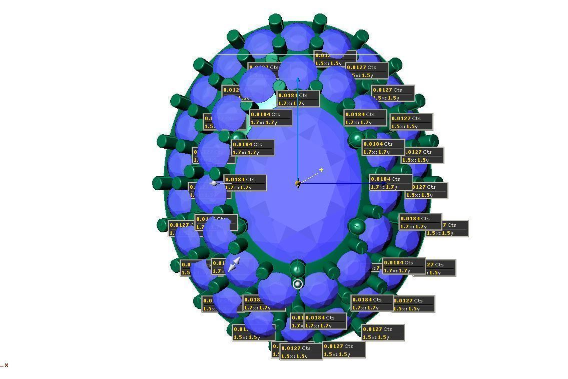 GOOD LOOKING OVAL JEWELLRY PIECE 3D print model_7