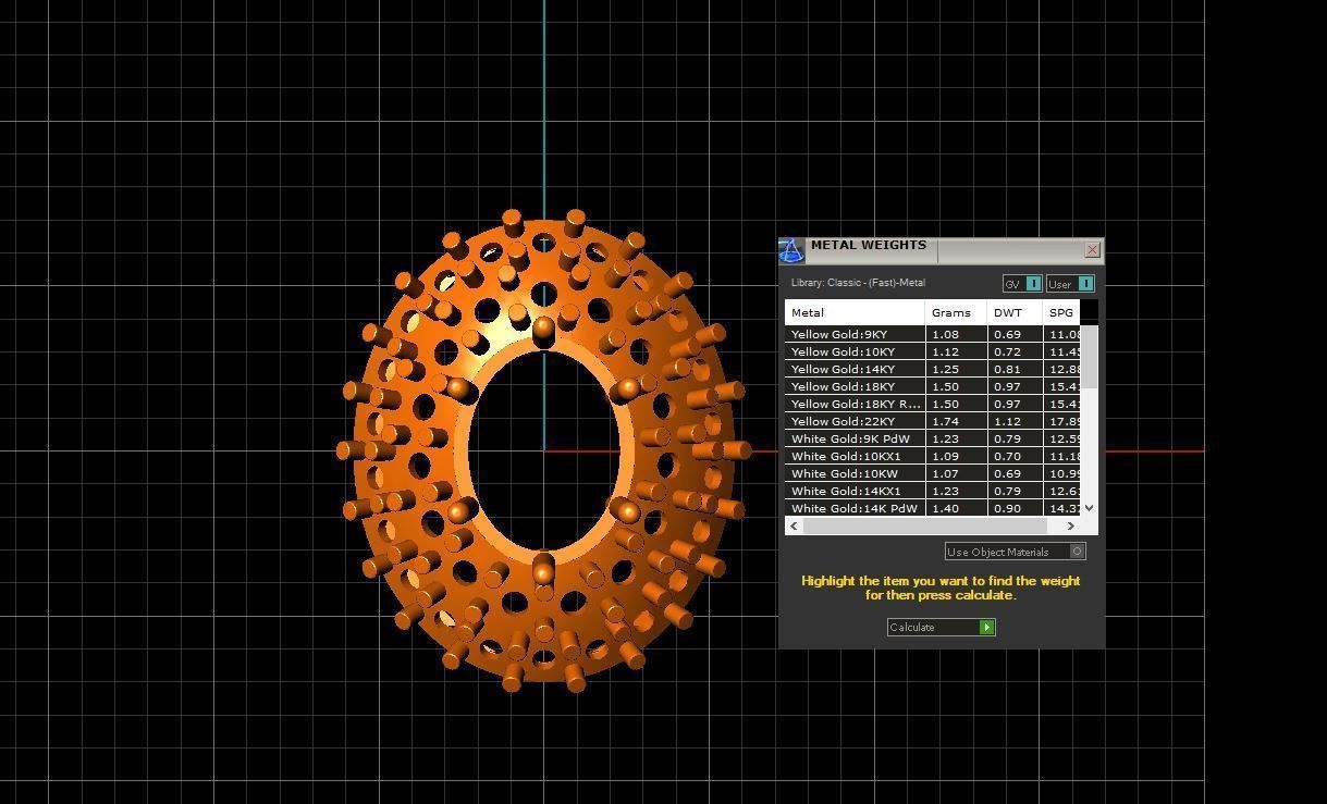 GOOD LOOKING OVAL JEWELLRY PIECE 3D print model_8