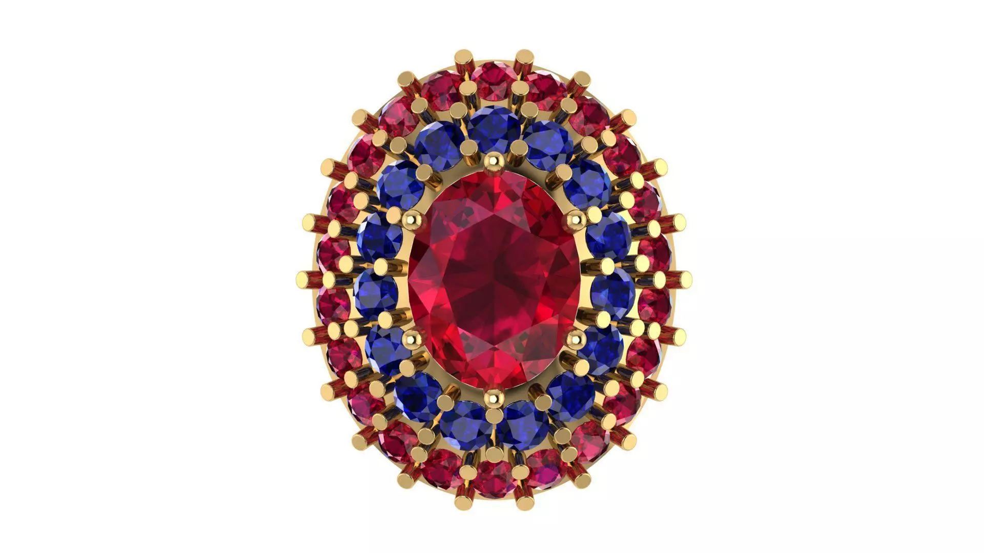 GOOD LOOKING OVAL JEWELLRY PIECE 3D print model_0