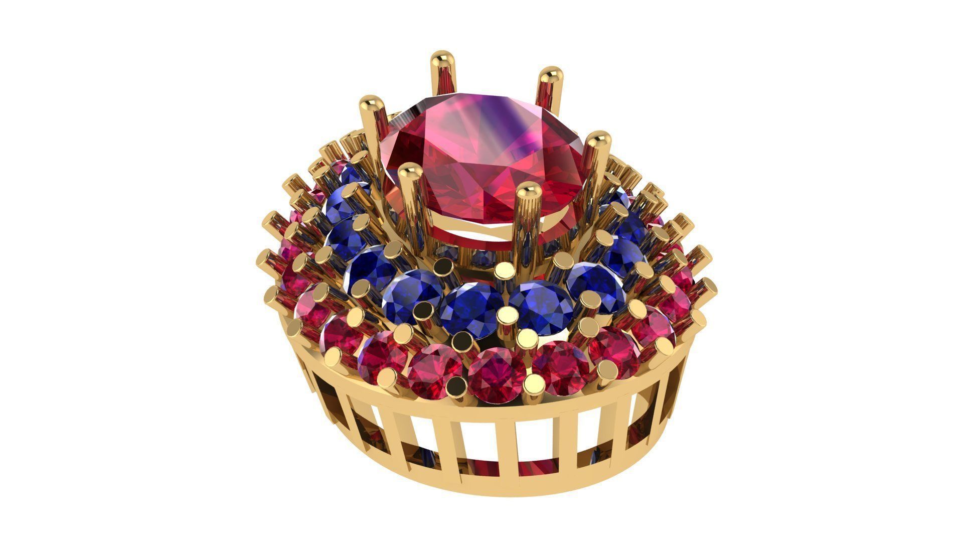 GOOD LOOKING OVAL JEWELLRY PIECE 3D print model_2