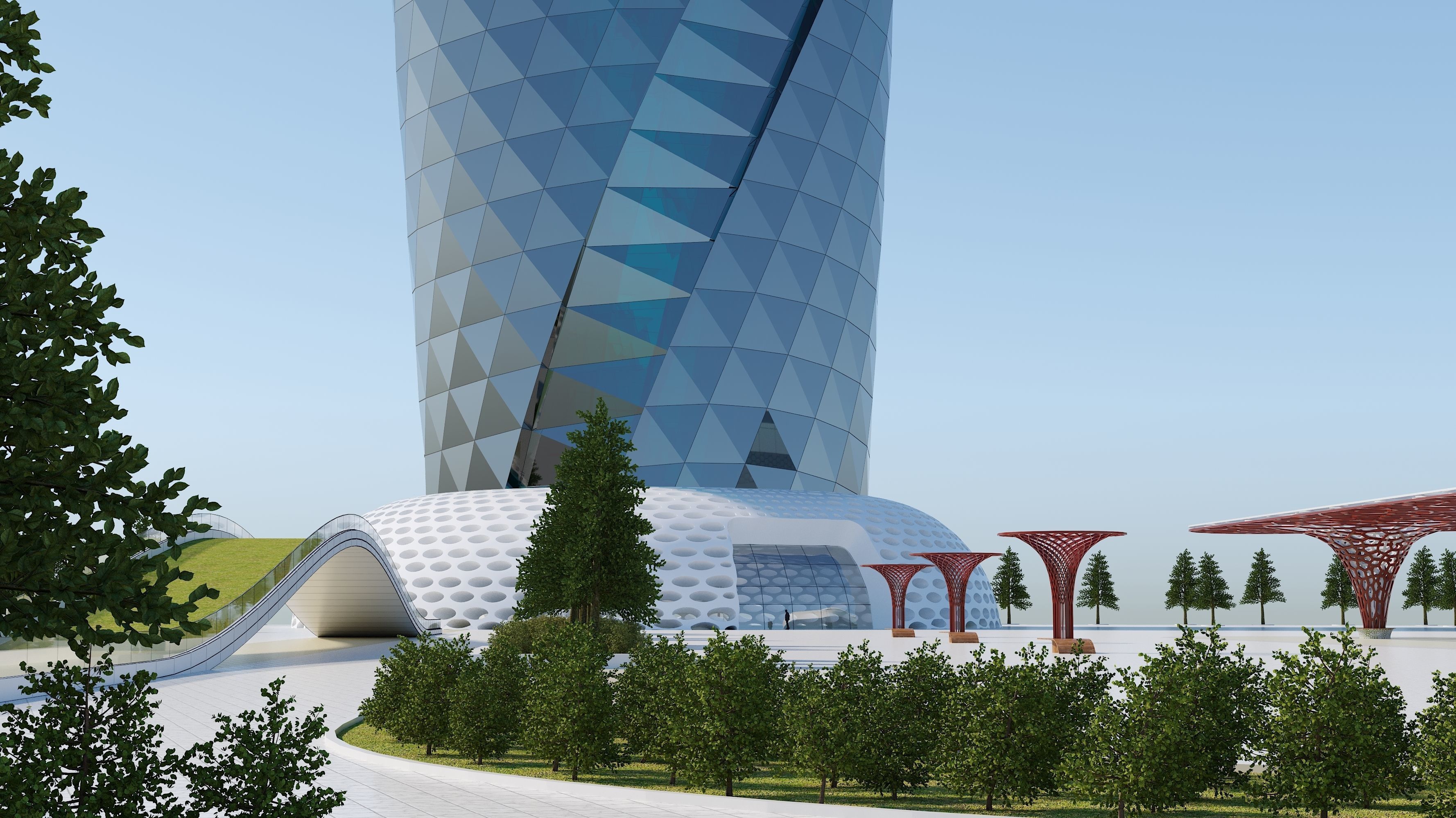 Future City Building consept 3D model_21