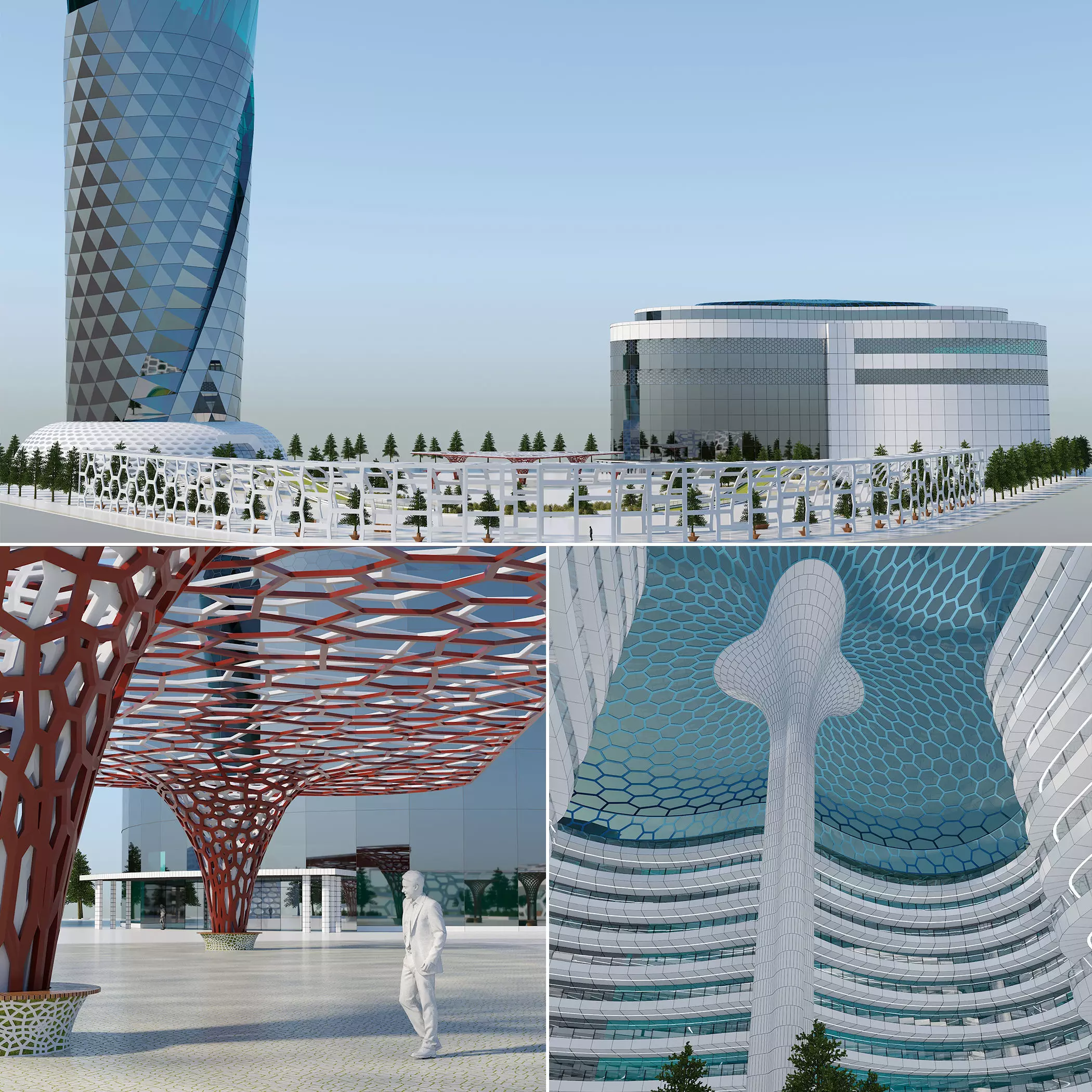 Future City Building consept 3D model_0