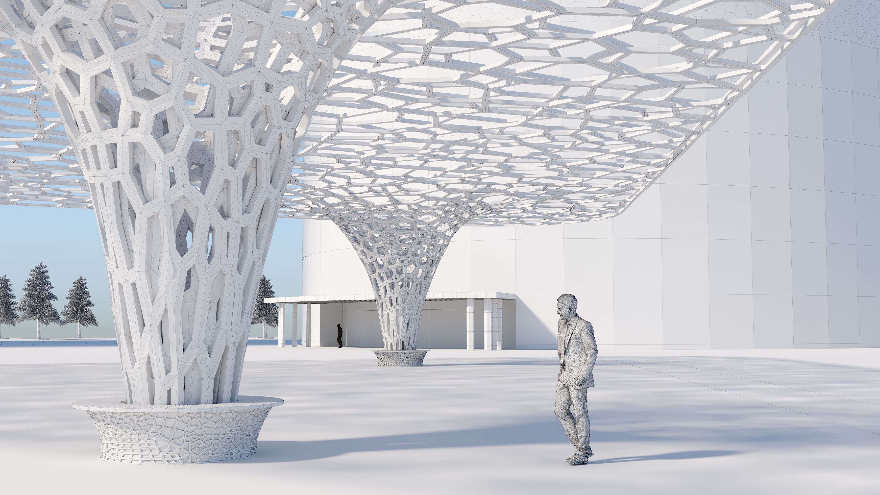 Future City Building consept 3D model_3