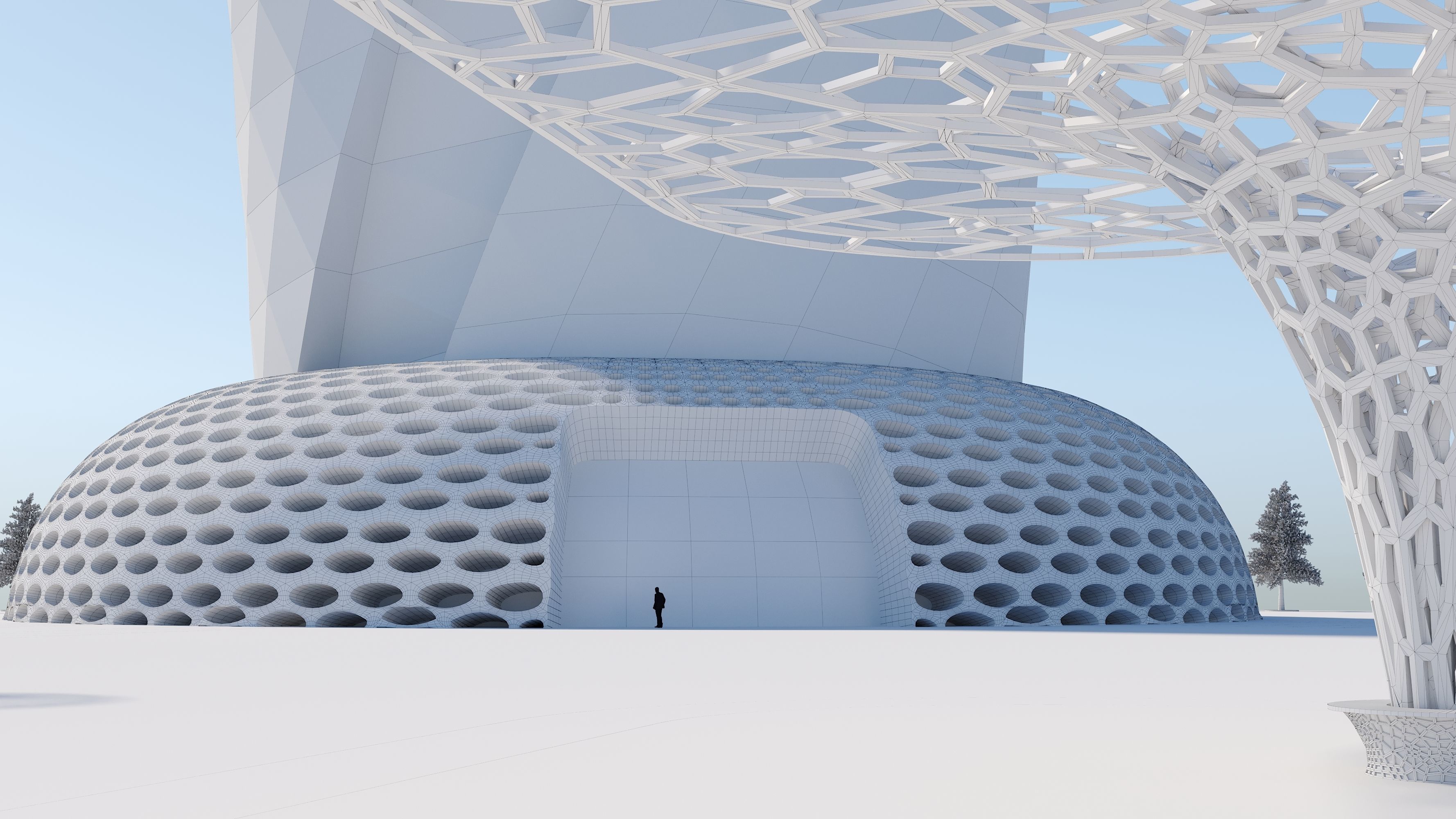 Future City Building consept 3D model_6