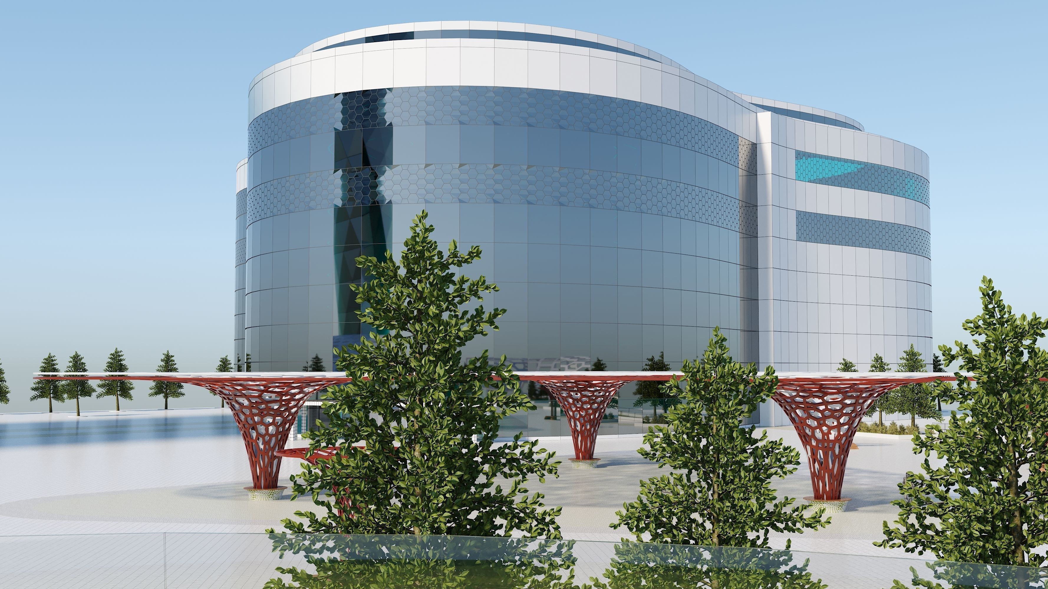 Future City Building consept 3D model_4