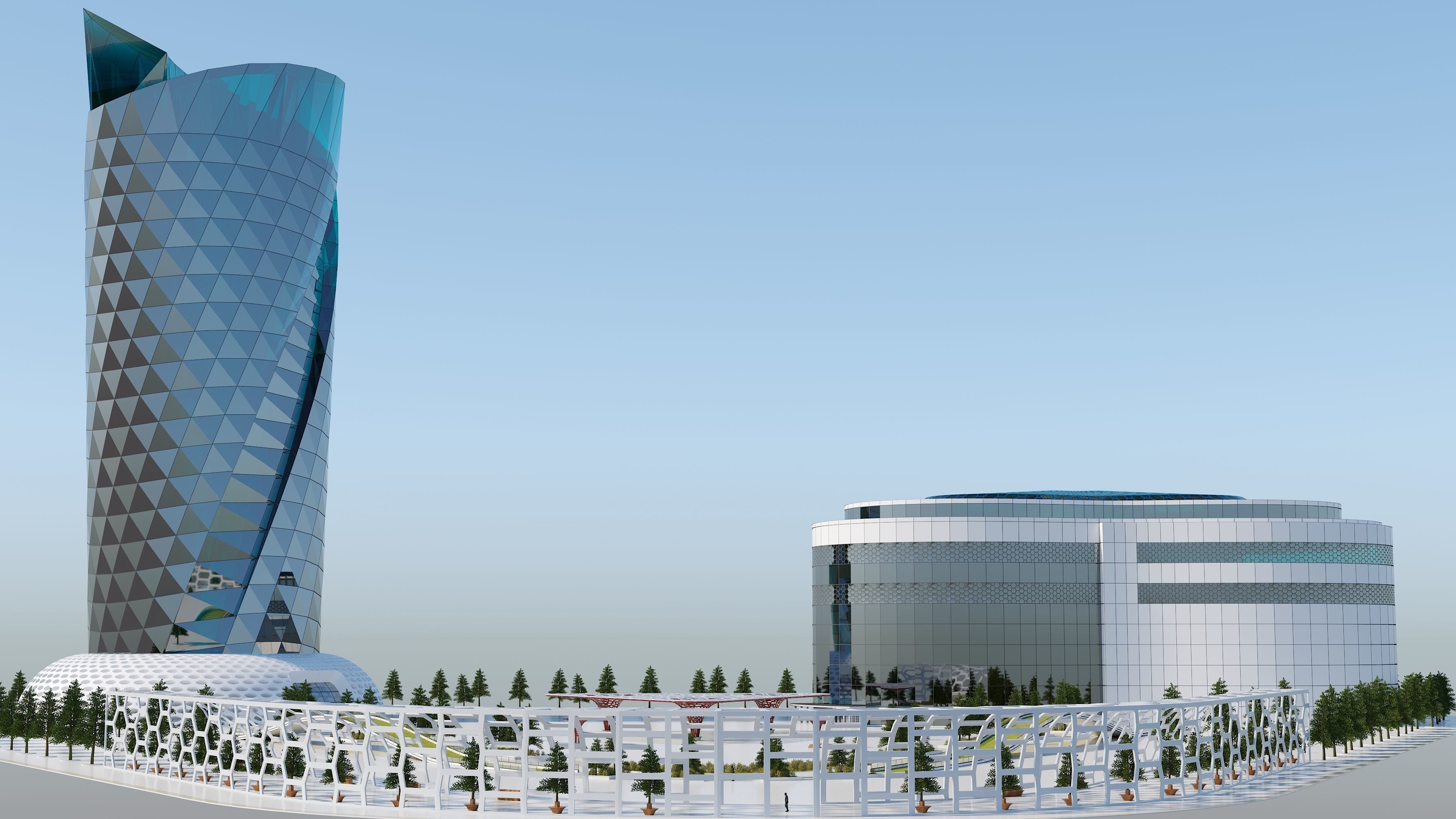 Future City Building consept 3D model_19