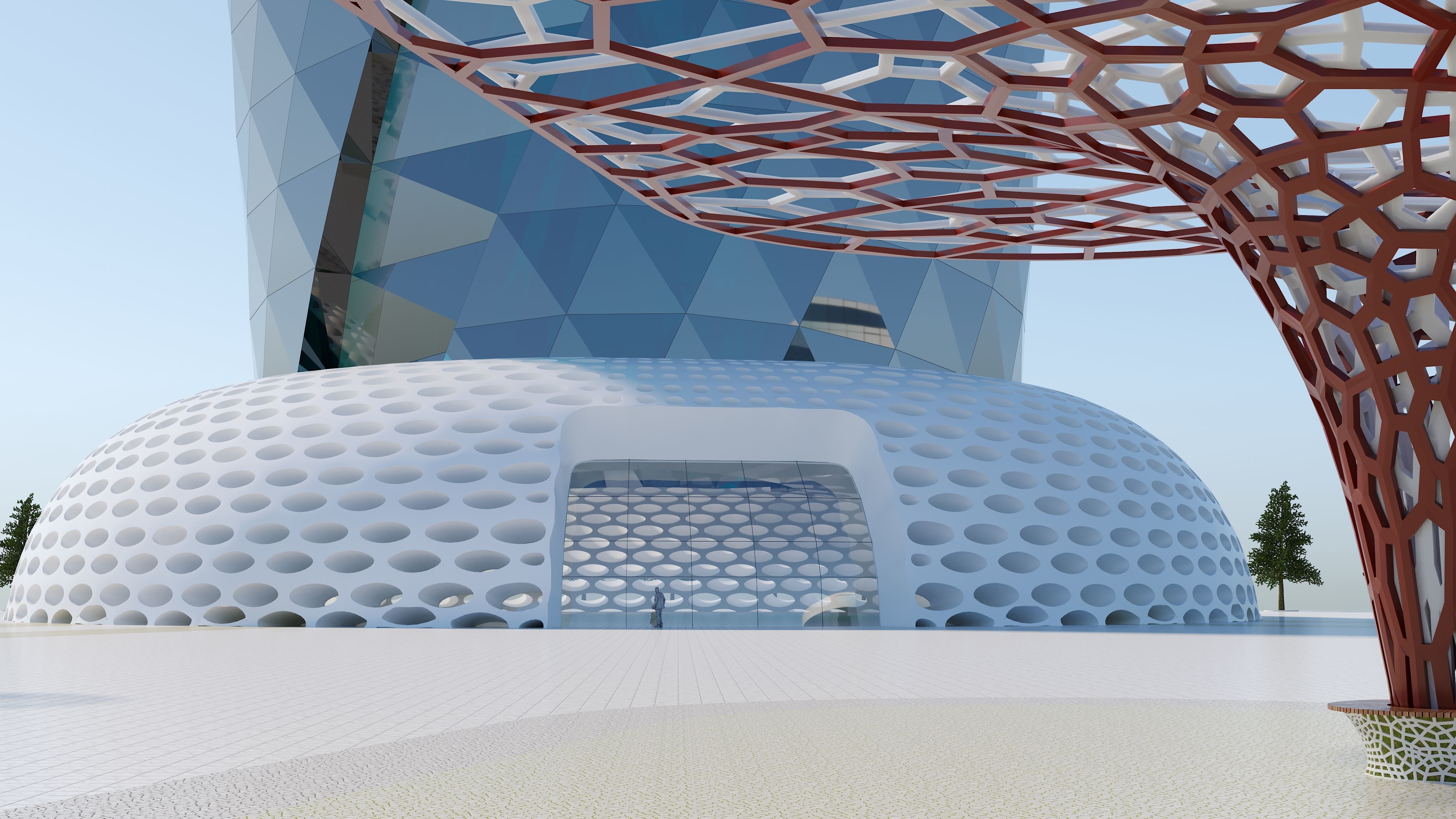 Future City Building consept 3D model_5