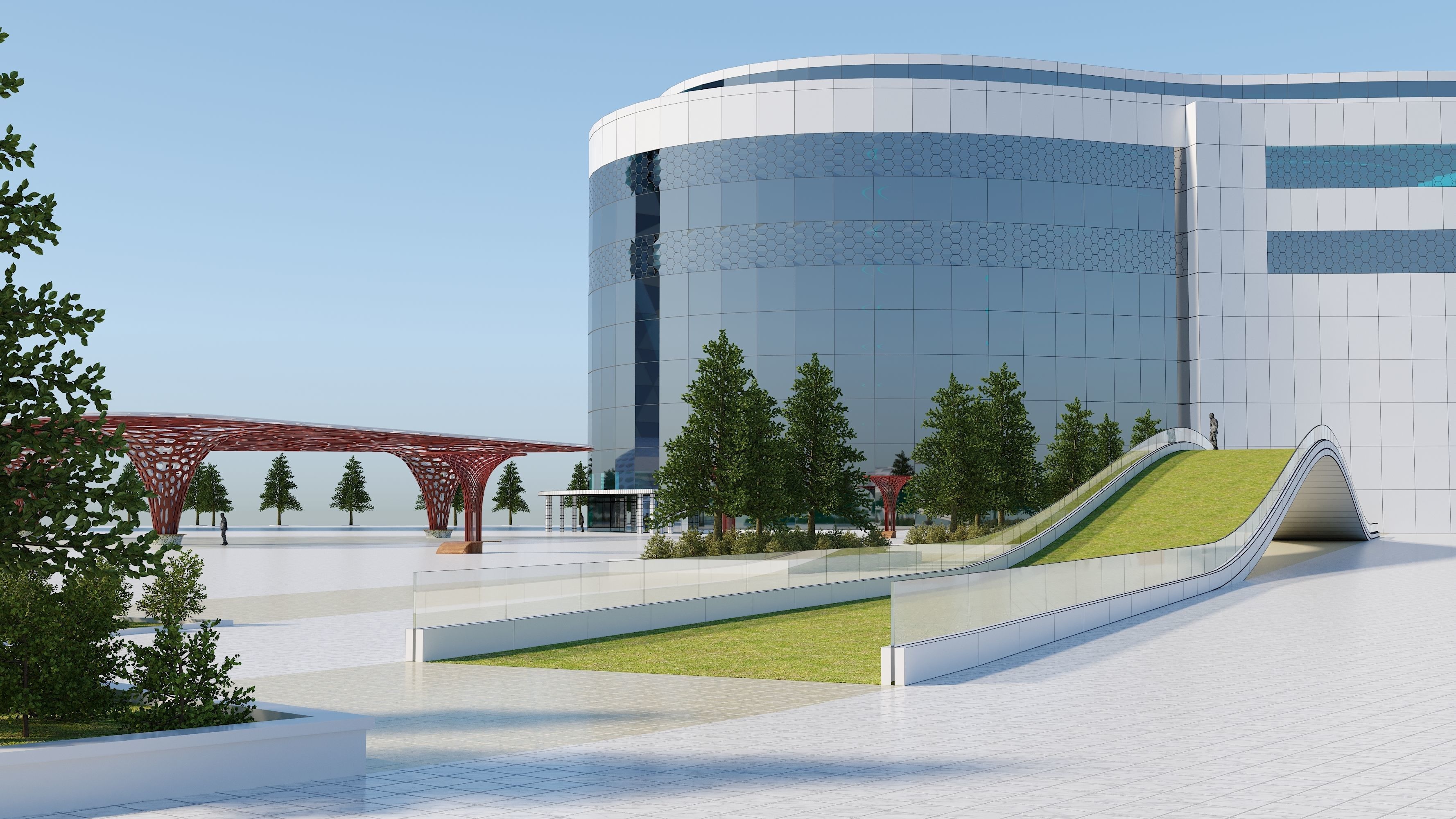 Future City Building consept 3D model_8