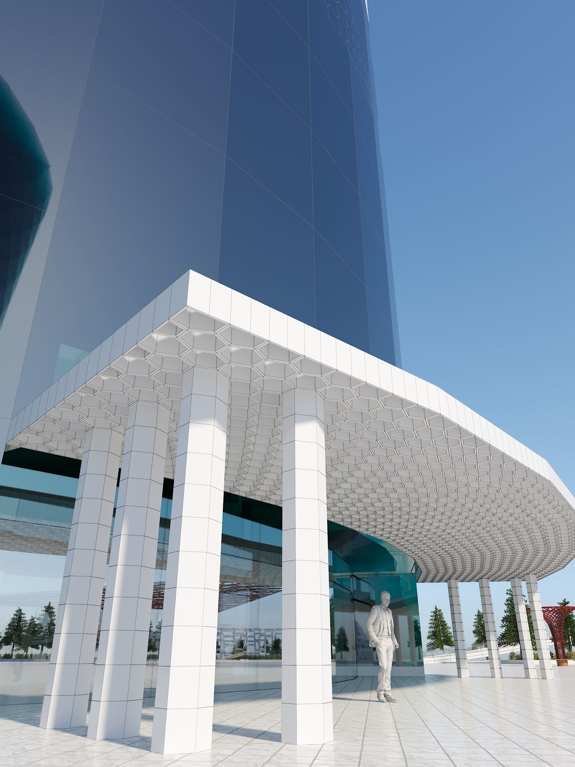 Future City Building consept 3D model_33