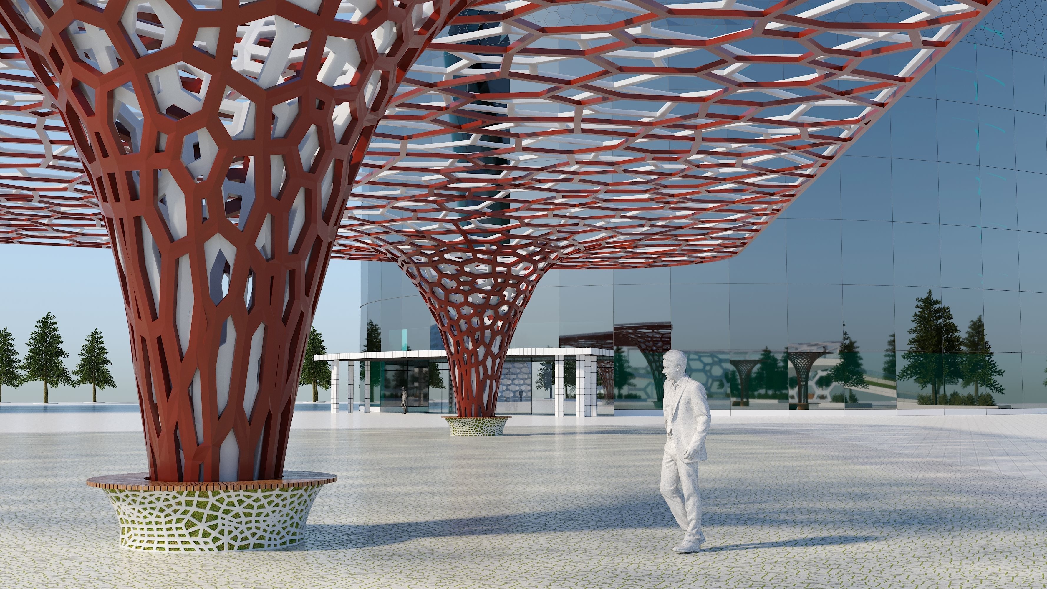 Future City Building consept 3D model_2