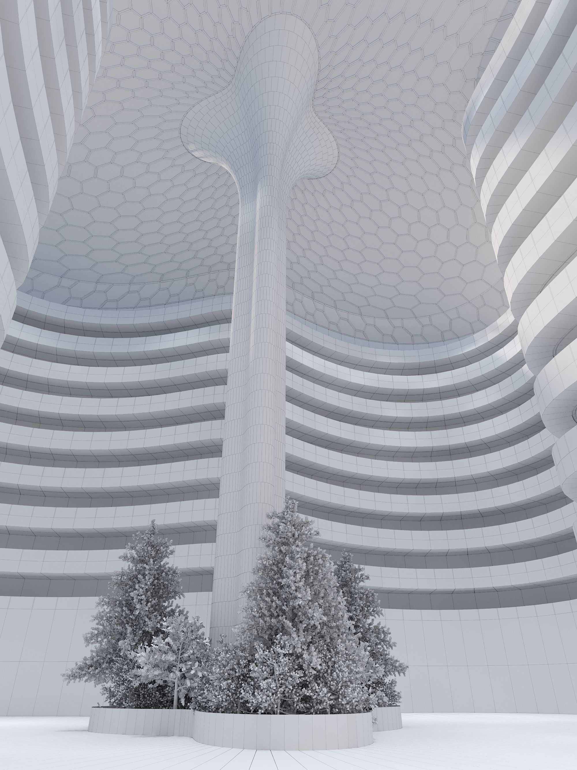 Future City Building consept 3D model_35