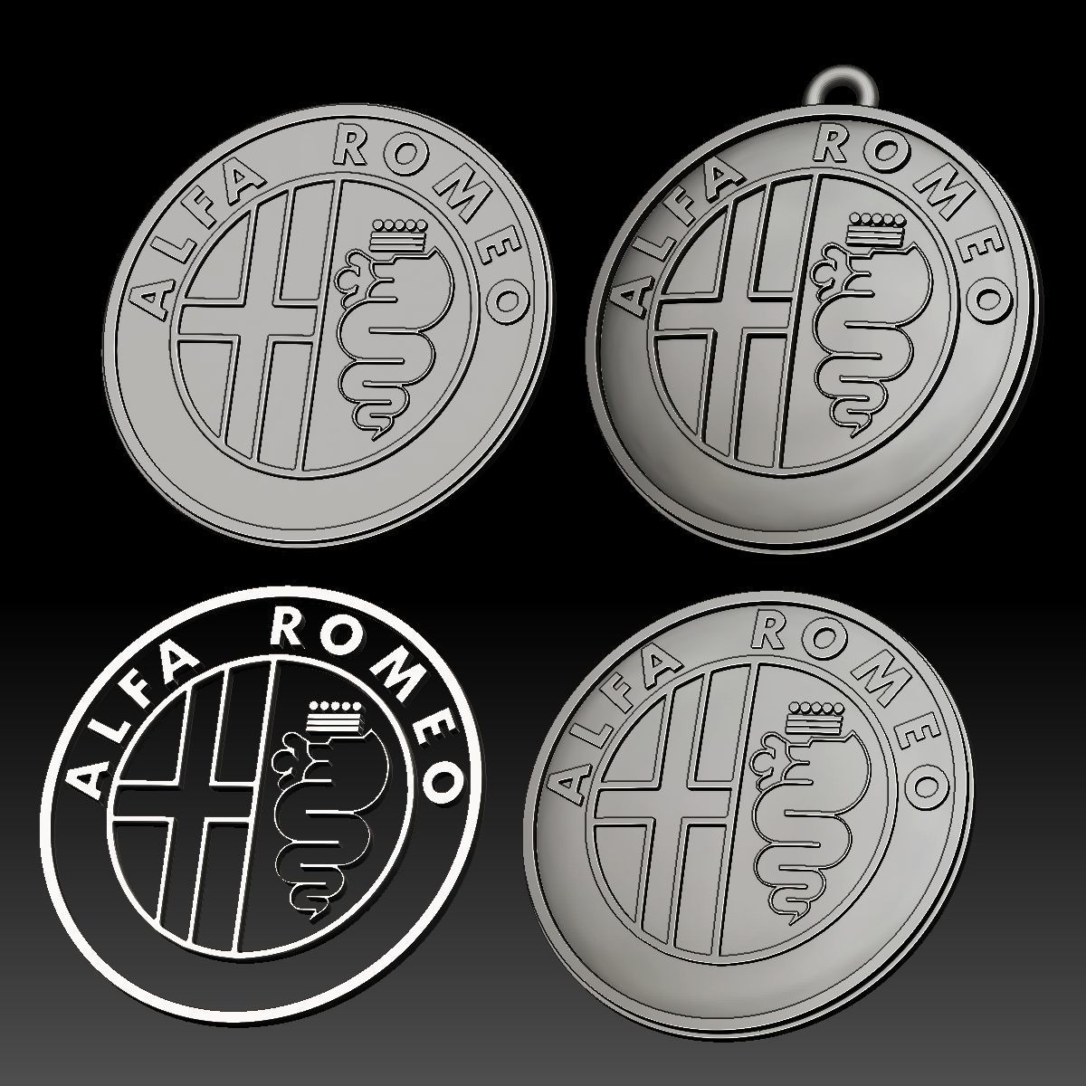 Alfa Romeo logo car logotype