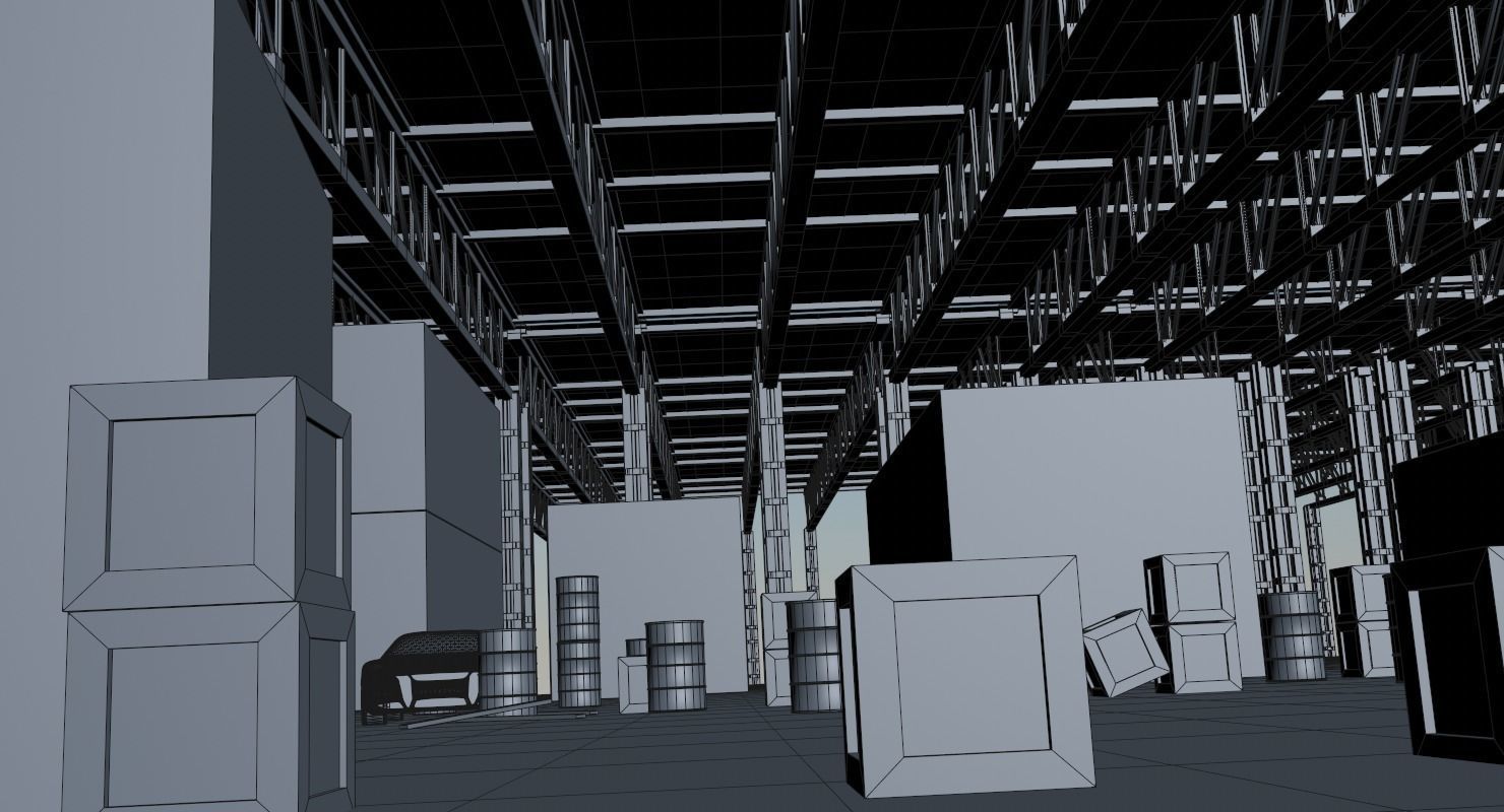 Warehouse car in Free 3D model_9