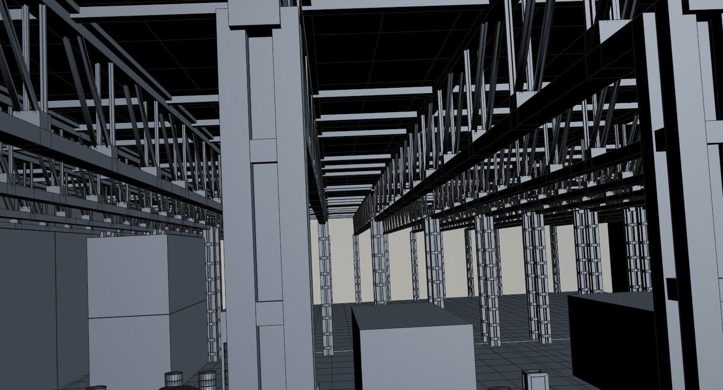 Warehouse car in Free 3D model_12