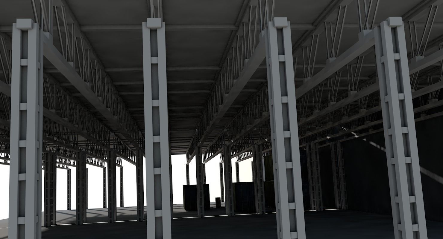 Warehouse car in Free 3D model_4