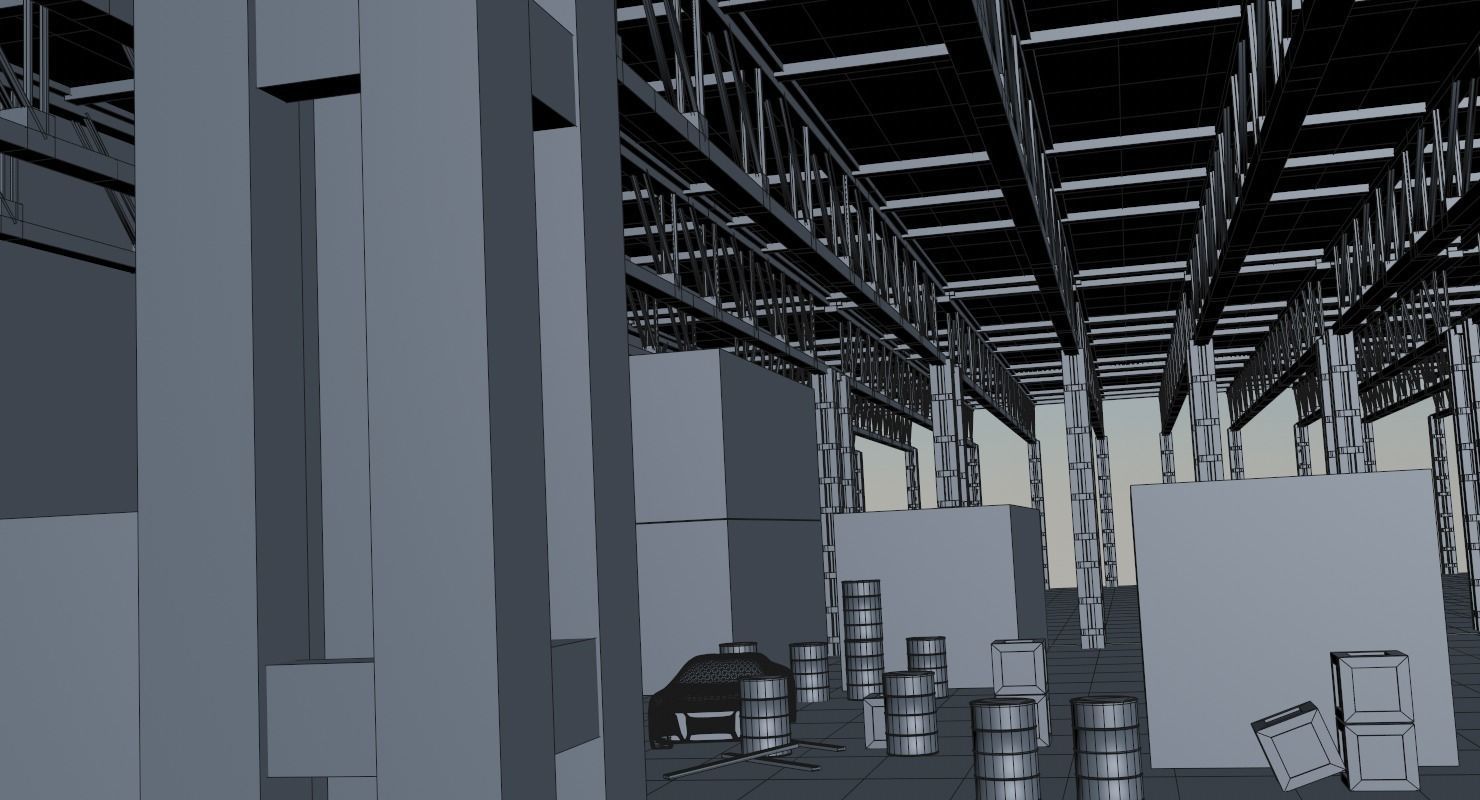 Warehouse car in Free 3D model_14