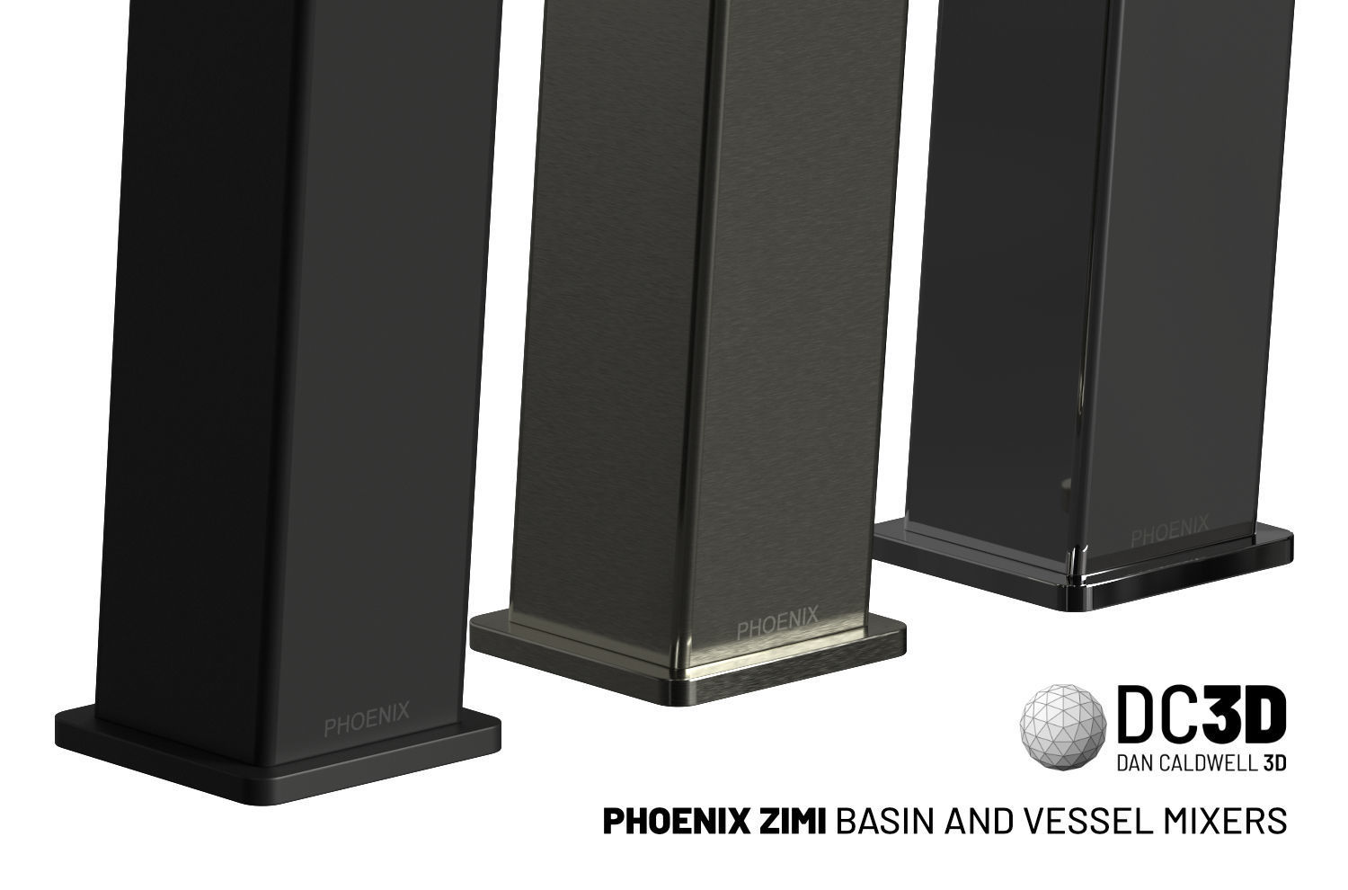 Phoenix Zimi Basin Vessel Mixer Taps 3D model_3