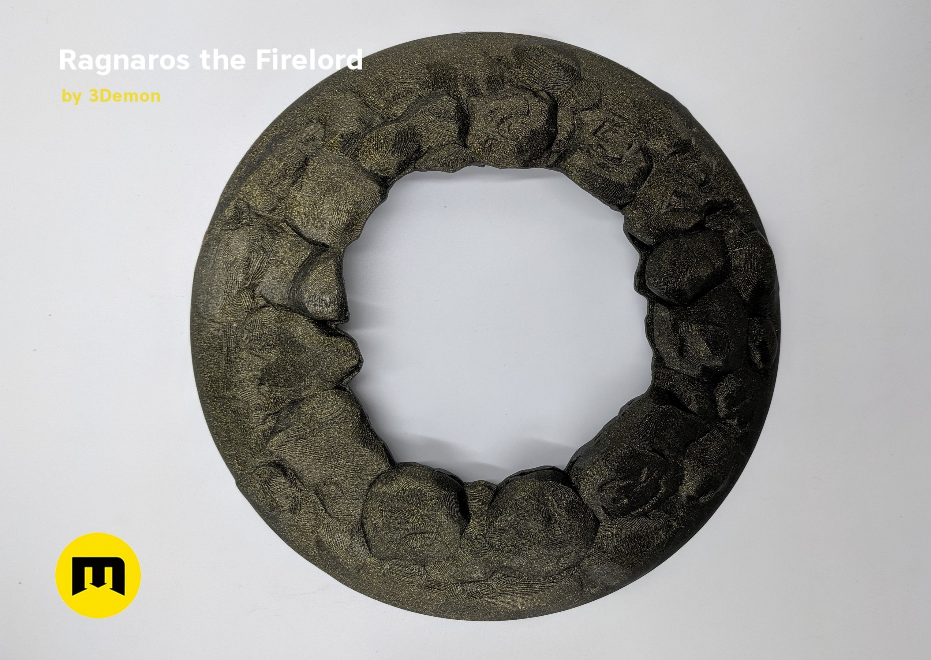 Firelord Lamp Figure Ragnaros 3D print model_22