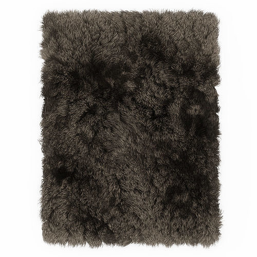 Carpet Fur Shaggi 01 3D model