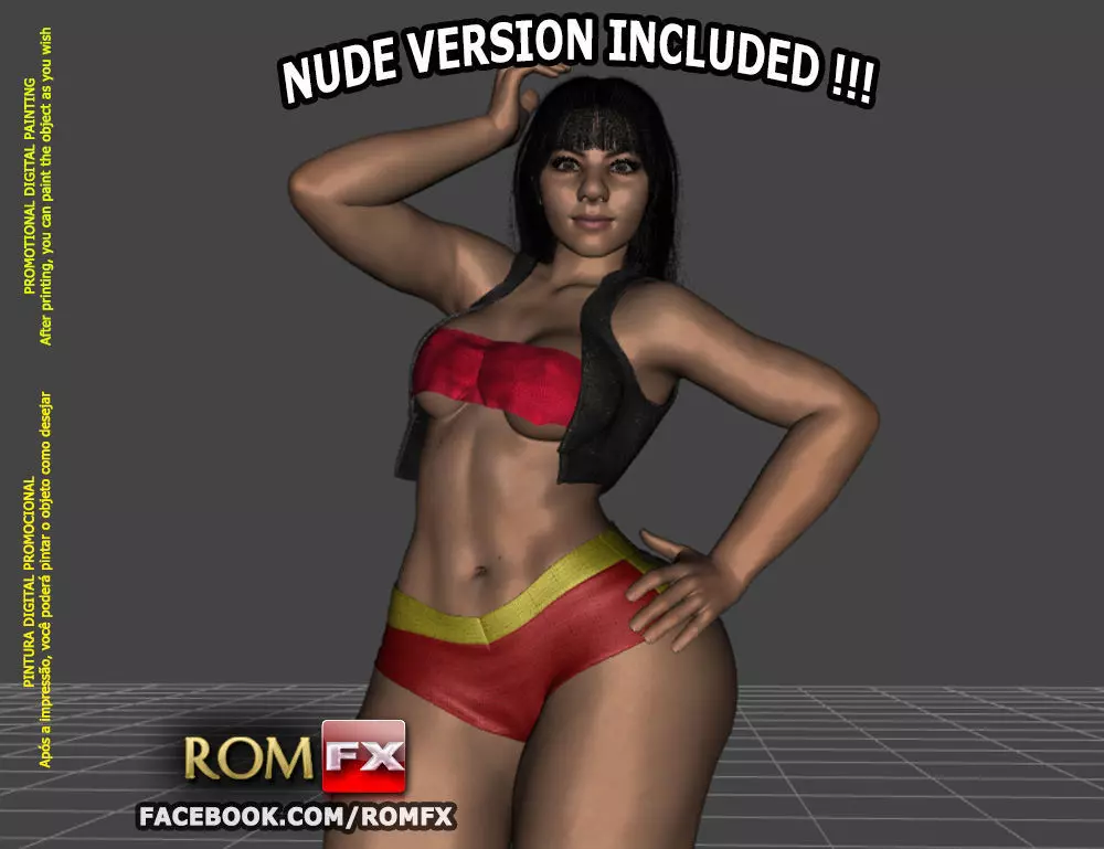 Rose Monroe - Big Ass Latin Pornstar Printable 3D print model