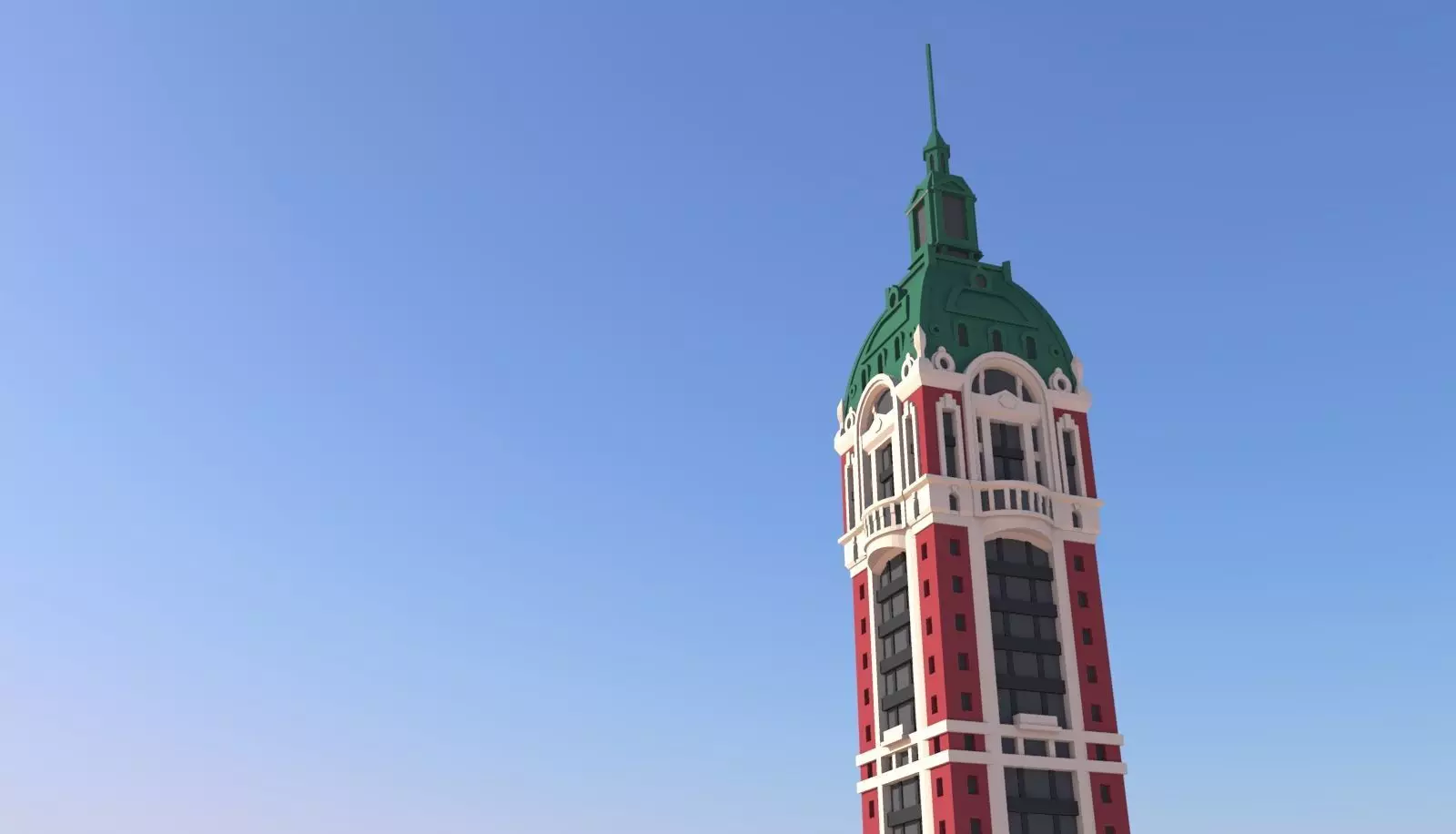 Singer Building 3D print model