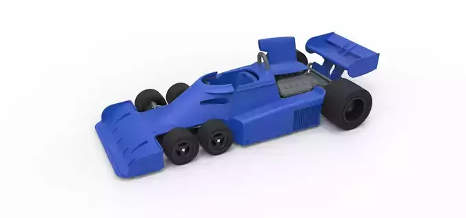 Tyrrell P34 Formula 1 Scale 1 to 24 3D print model