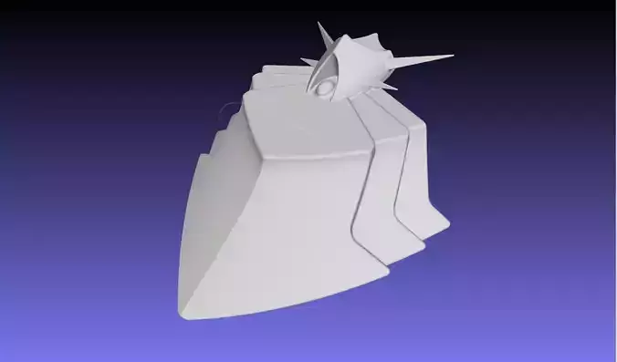 Sield Hero Curse Armor Chestplate 3D print model