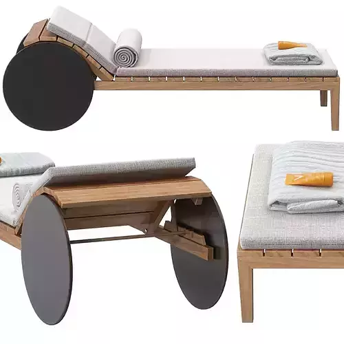 Suno lounger by Potocco