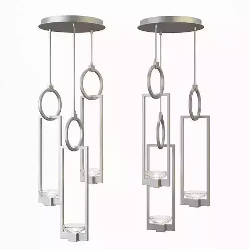 Fine Art Lamps Delphi 3 Light Cluster Pendant