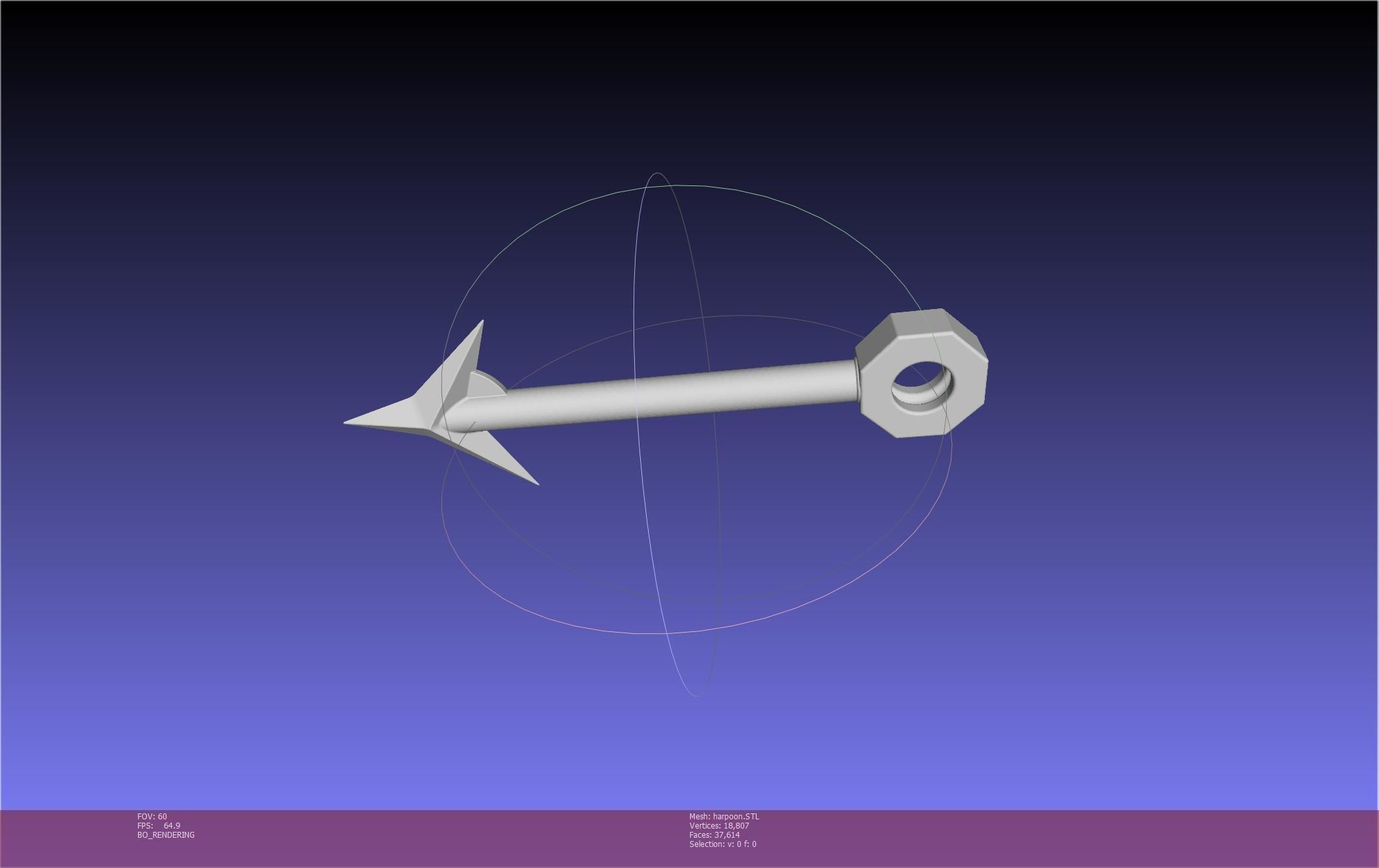 Final Fantasy Ward Zabac Harpoon 3D print model_30