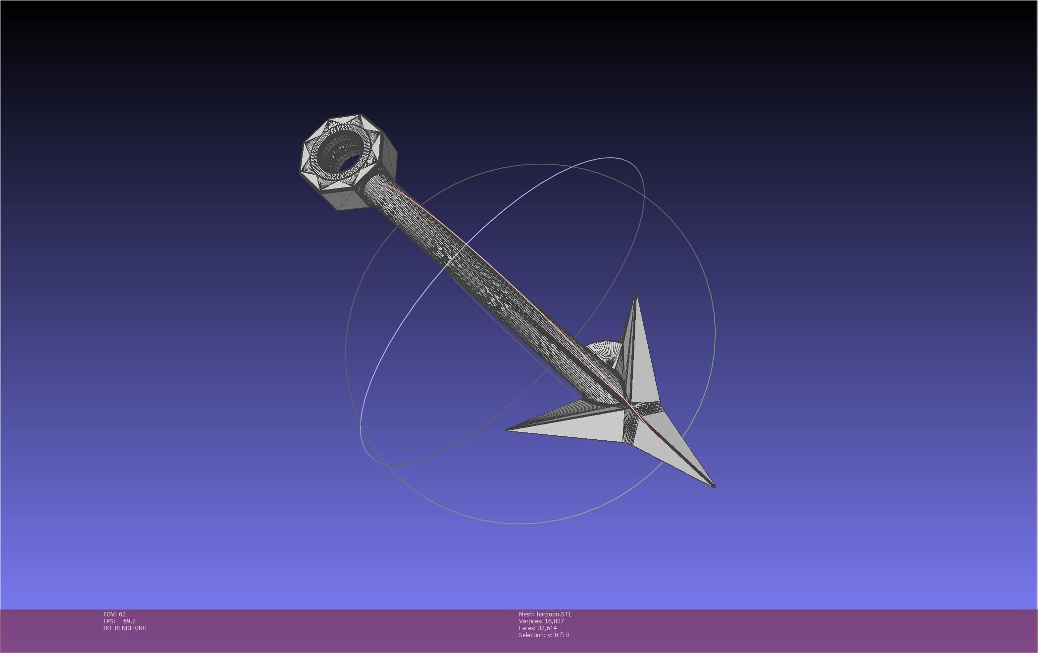 Final Fantasy Ward Zabac Harpoon 3D print model_7