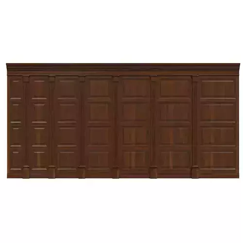 Wood panels 06 Low-poly 3D model