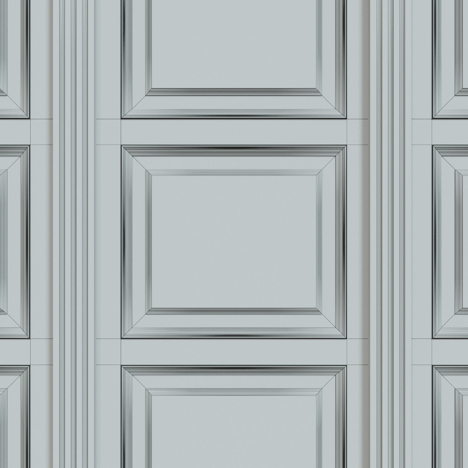 Wood panels 06 Low-poly 3D model_9