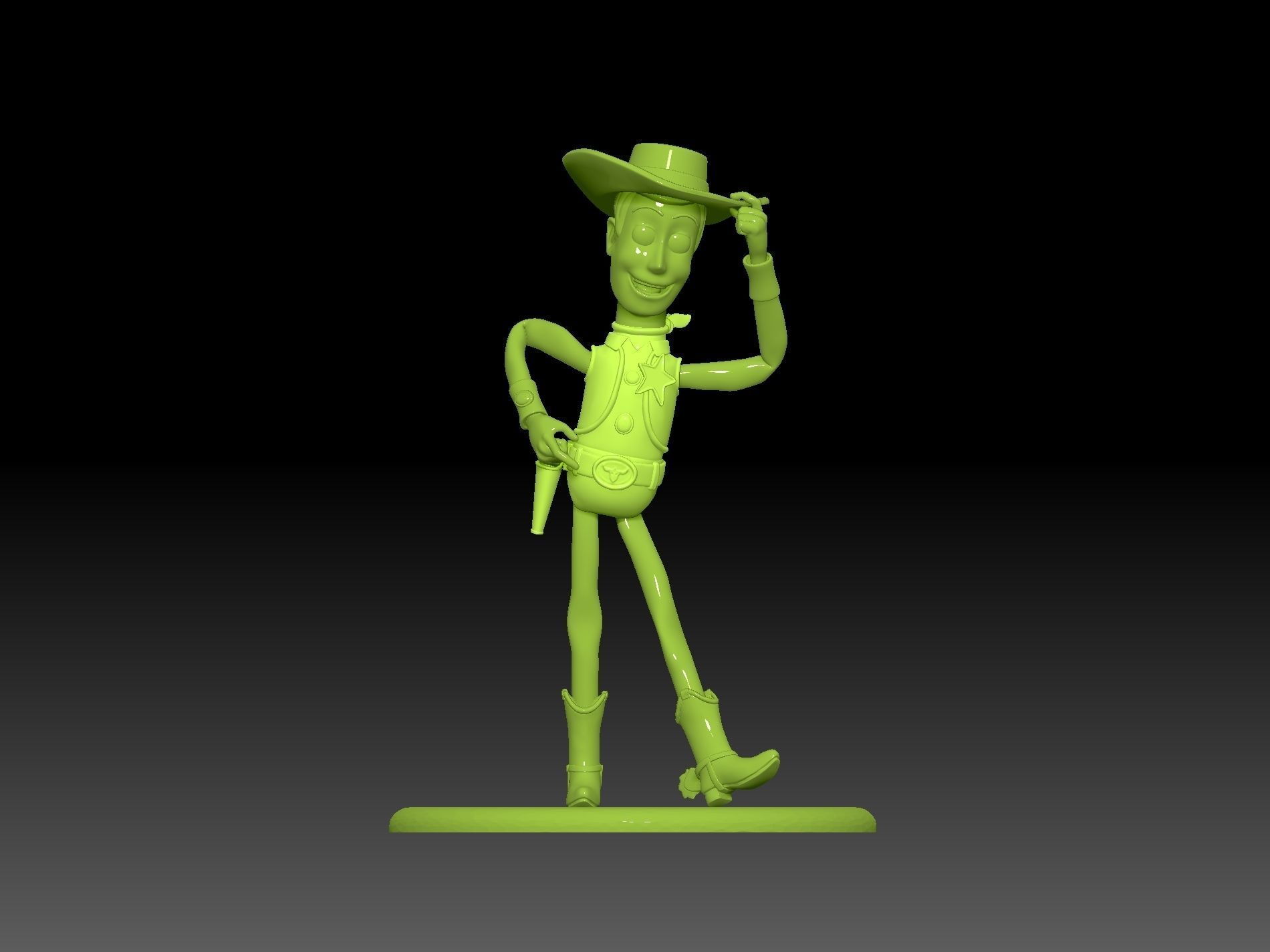 Woody Toy Story model 3d print 3D model 3D printable CGTrader