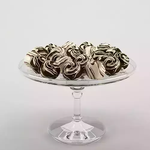 Chocolate candies 01 3D model