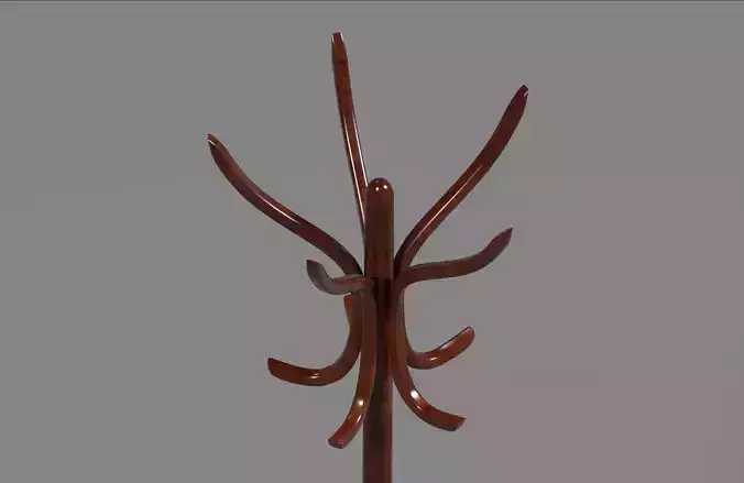 Wooden Hanger 3D model