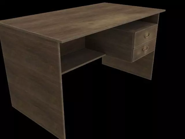 Low-poly SSSR USR Table Low-poly 3D model_0