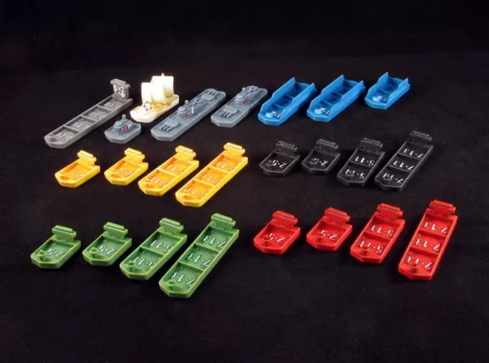 Ships and Crate - Panamax 3D print model_0