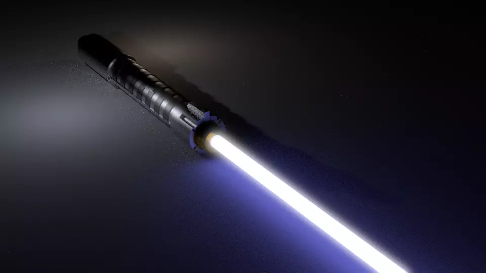 Lightsaber star wars Free 3D model_0