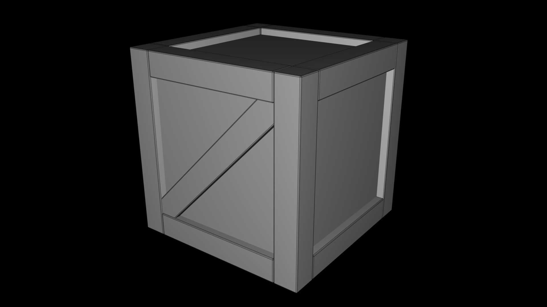 Woods objects pack Low-poly 3D model_44